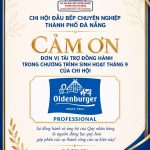 Chi hội Đầu bếp Chuyên nghiệp TP. Đà Nẵng (DPA) trân trọng chào đón Oldenburger Professional – thương hiệu bơ sữa đến từ Đức – đồng hành cùng Chương trình Sinh hoạt Chi hội tháng 9/2026.