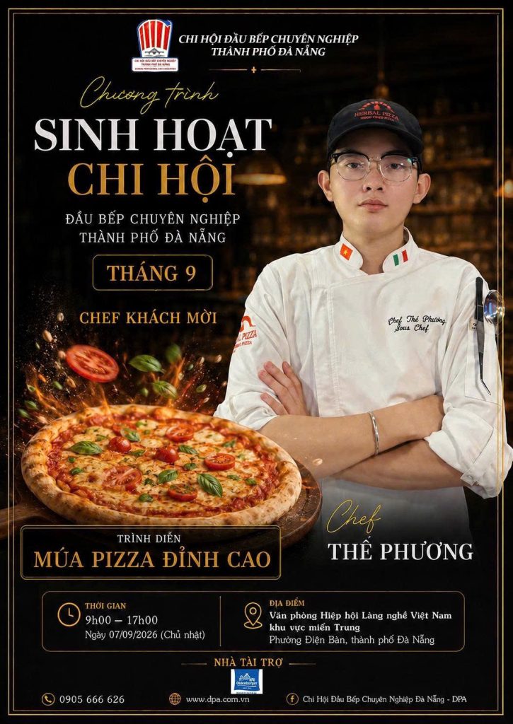 CHEF KHÁCH MỜI THÁNG 9 – CHEF THẾ PHƯƠNG | TRÌNH DIỄN MÚA PIZZA ĐỈNH CAO